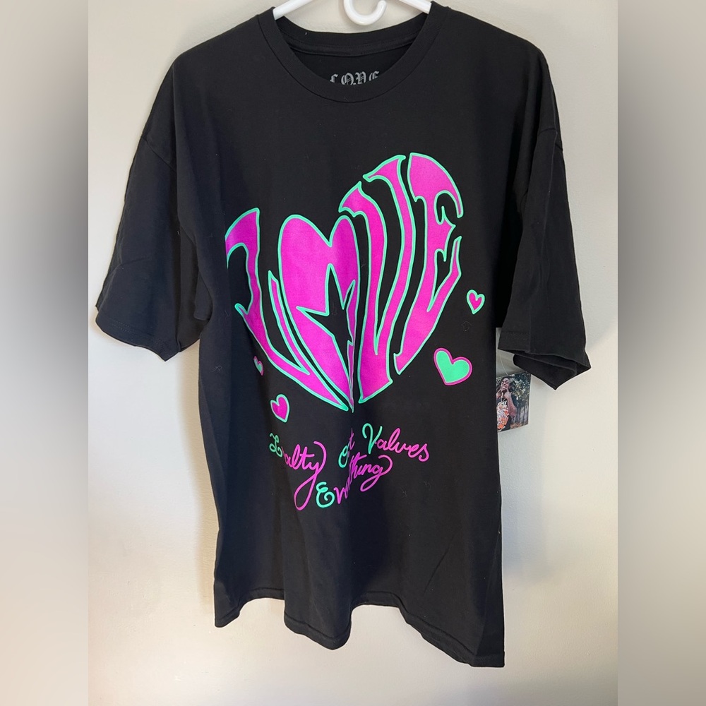 L.O.V.E.‎ Apparel Kodak Black/Green/Hot Pink Love Tee NWT XXL